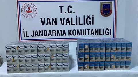 Van'da Kaçak Sigara Ele Geçirildi