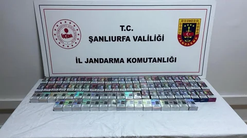 Şanlıurfa'da Kaçak Sigara Operasyonu