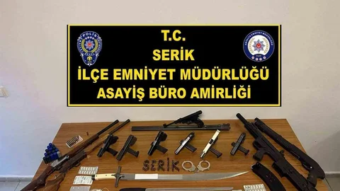 Serik’te Uyuşturucu Operasyonu