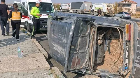 Aksaray'da Tır-Otomobil Çarpışması