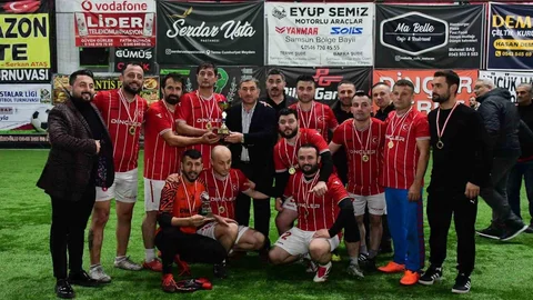Terme'de Futbol Turnuvası Heyecanı