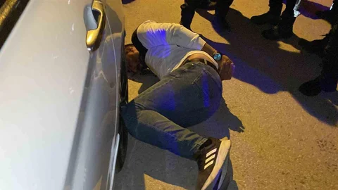 Aksaray'da Şüpheli Kovalamacası Kamerada