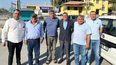 Başkan Yıldırım, Muratlı Mahalle Muhtarı Ateş'i Ziyaret Etti