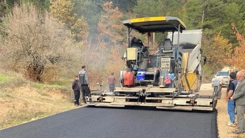Kütahya Hisarcık'ta Yol Çalışmaları İncelendi