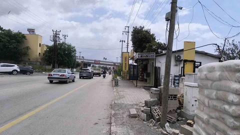 Hatay'da Motosiklet Kazası Anları
