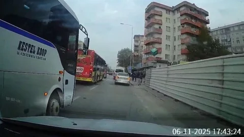 Bursa'da Trafikte Tartışma Yaşandı