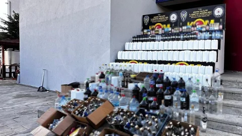 Adana'da Kaçak İçki Operasyonu