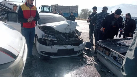 Erzincan'da Trafik Kazası Yaşandı