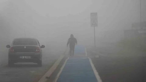 Sakarya'da Yoğun Sis Etkili