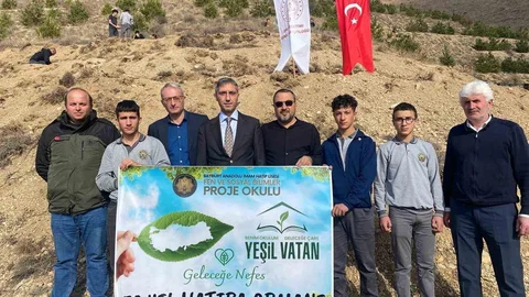 Bayburt'ta Hatıra Ormanı Kuruldu