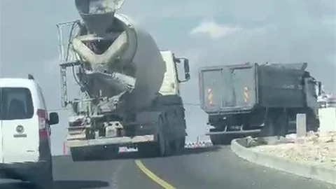 Adıyaman'da Beton Mikseri Olayı