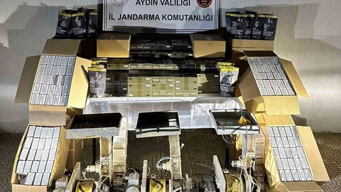 Aydın'da Kaçak Sigara İmalatı