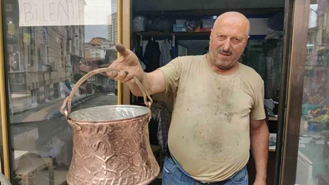 Rize'de Bakır Parlatma Sanatı Yaşatılıyor