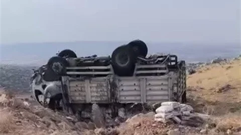 Adıyaman'da Kamyonet Kazası