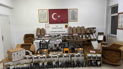 Sakarya'da Kaçakçılık Operasyonu