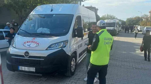 Balıkesir'de Okul Servis Denetimi