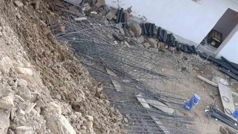 Kahramanmaraş'ta Toprak Kayması Olayı