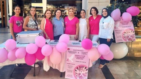 Mersin Üniversitesi Meme Kanseri Farkındalığına Yönelik Toplumsal Bilinçlendirme Etkinlikleri