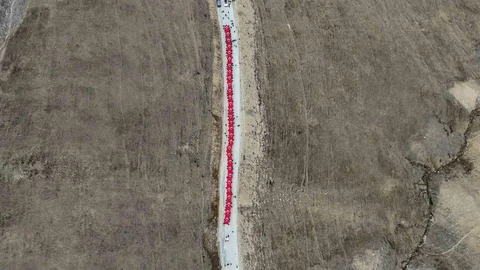 Gümüşhane'de Vefa Yürüyüşü Düzenlendi