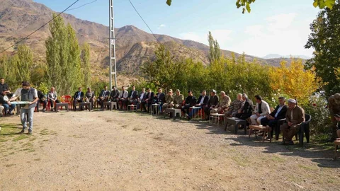 Hakkari'de Gazinin Ziyareti Gerçekleşti