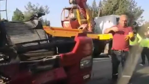 Mersin'de TIR Kazası