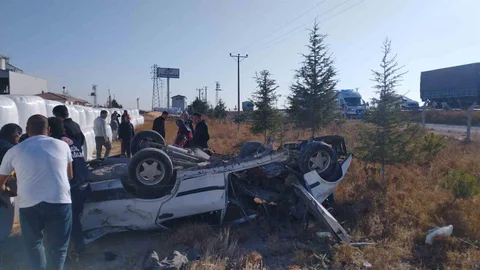 Konya'da Trafik Kazası: 1 Ölü, 1 Yaralı