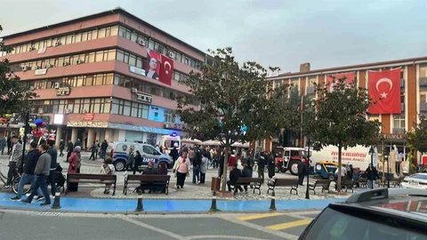 Zonguldak'ta Kendini Yakan Şahıs