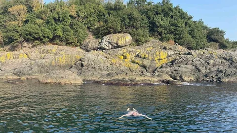 Giresun'da Kasım Ayında Deniz Keyfi