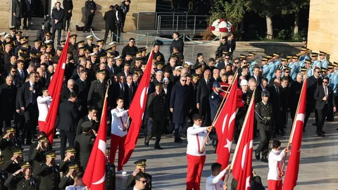 Anıtkabir'de 10 Kasım Töreni