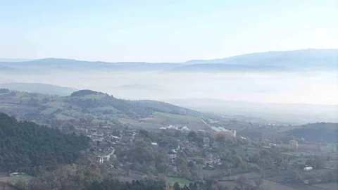 Bolu'da Sis Denizi Görüntüsü