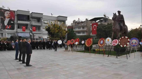 Manisa'da Atatürk Anma Törenleri