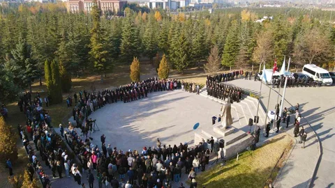 10 Kasım Atatürk Töreni Kayseri'de Yapıldı