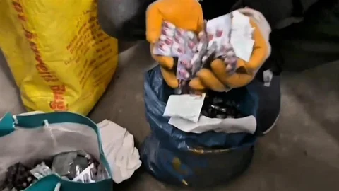 Batman'da Uyuşturucu Hap Ele Geçirildi