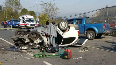 Ordu'da Trafik Kazası