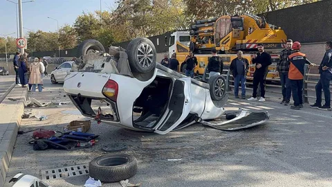 Elazığ'da Otomobil Kazası