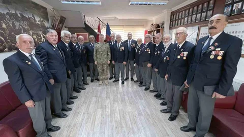 Erzincan'da Gazilere Ziyaret