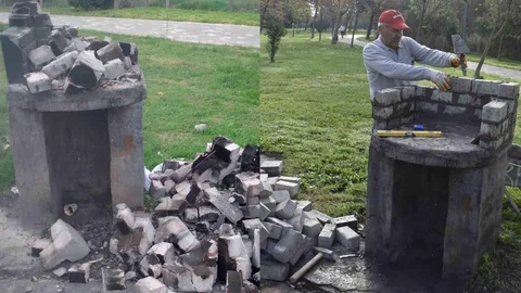 Karacabey'de Kamu Malına Zarar Verildi