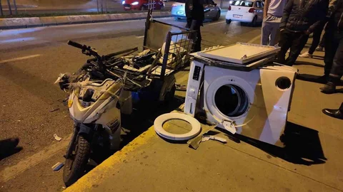 Sancaktepe'de Motosiklet Kazası