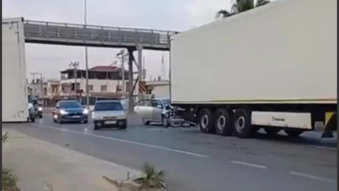 Mersin Erdemli'de Zincirleme Kaza