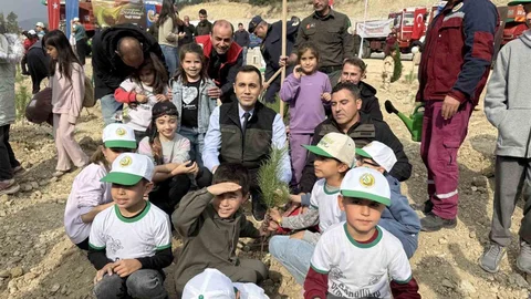 Çamlıyayla’da Fidan Dikimi Etkinliği