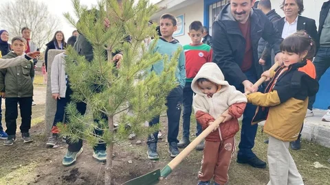 Arpaçay'da Fidan Dikimi Etkinliği