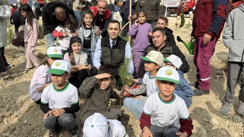 Çamlıyayla'da Fidan Dikimi Etkinliği