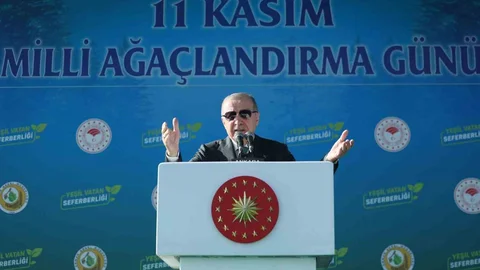 Cumhurbaşkanı Erdoğan'dan Ağaçlandırma Açıklaması