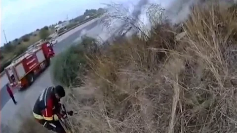 Adana-Mersin Otoyolunda Yangın