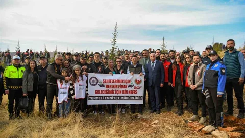 Tunceli’de Fidan Dikimi Etkinliği