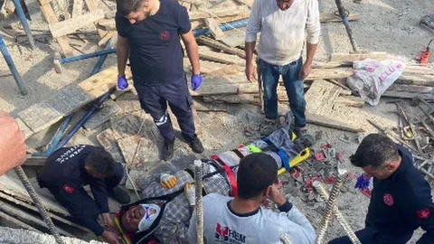 Adıyaman'da Bodrum Katına Düşen İşçi