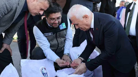 Bursa'da Çiftçilere Destek Projesi