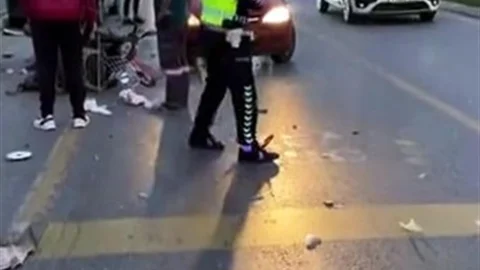 Sakarya'da Motobisiklet Kazası