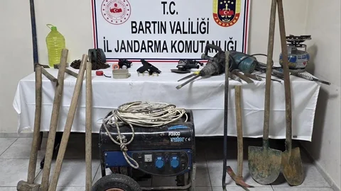 Bartın'da Define Avcıları Yakalandı