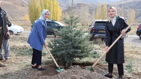 Tercan'da Fidan Dikimi Etkinliği